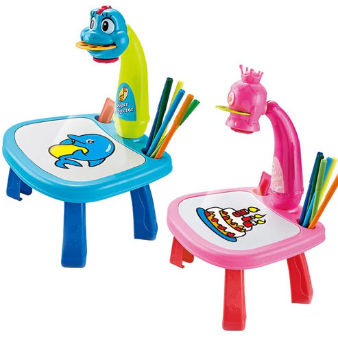 LED Projector Art Painting Table for Kids – Creative Drawing & Learning Station in KSA
