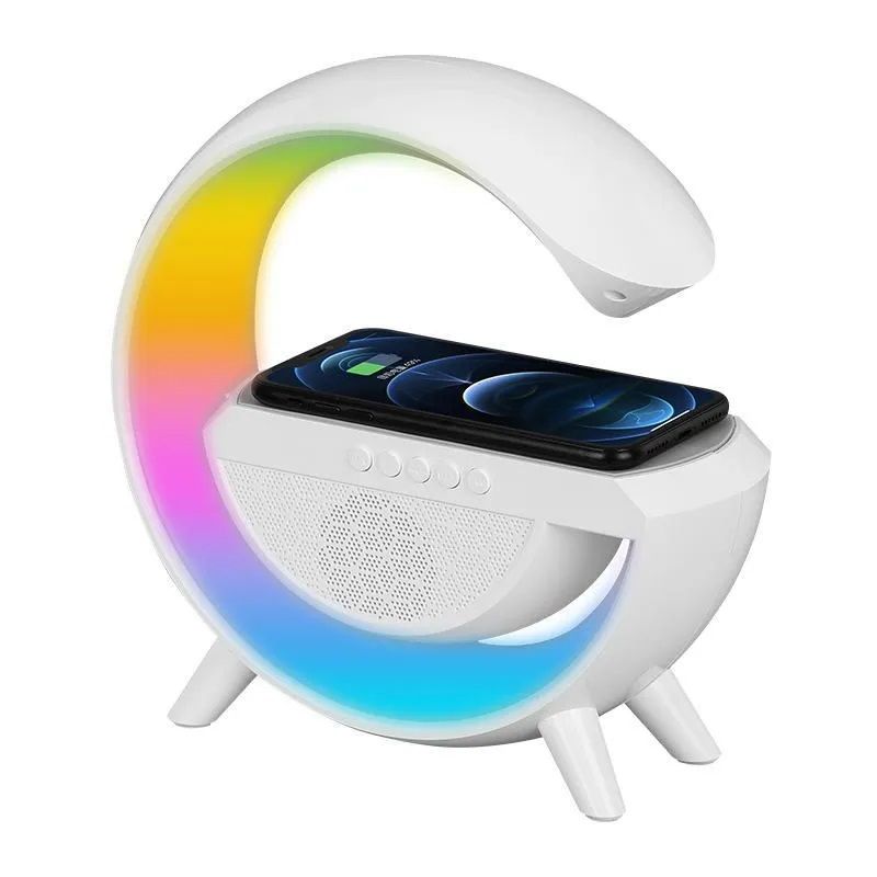 LED Wireless Charger Speaker – Stylish Audio & Wireless Charging in KSA