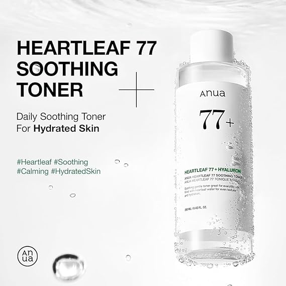 Anua Heartleaf 77 Soothing Toner – Hydrating & Calming Skincare