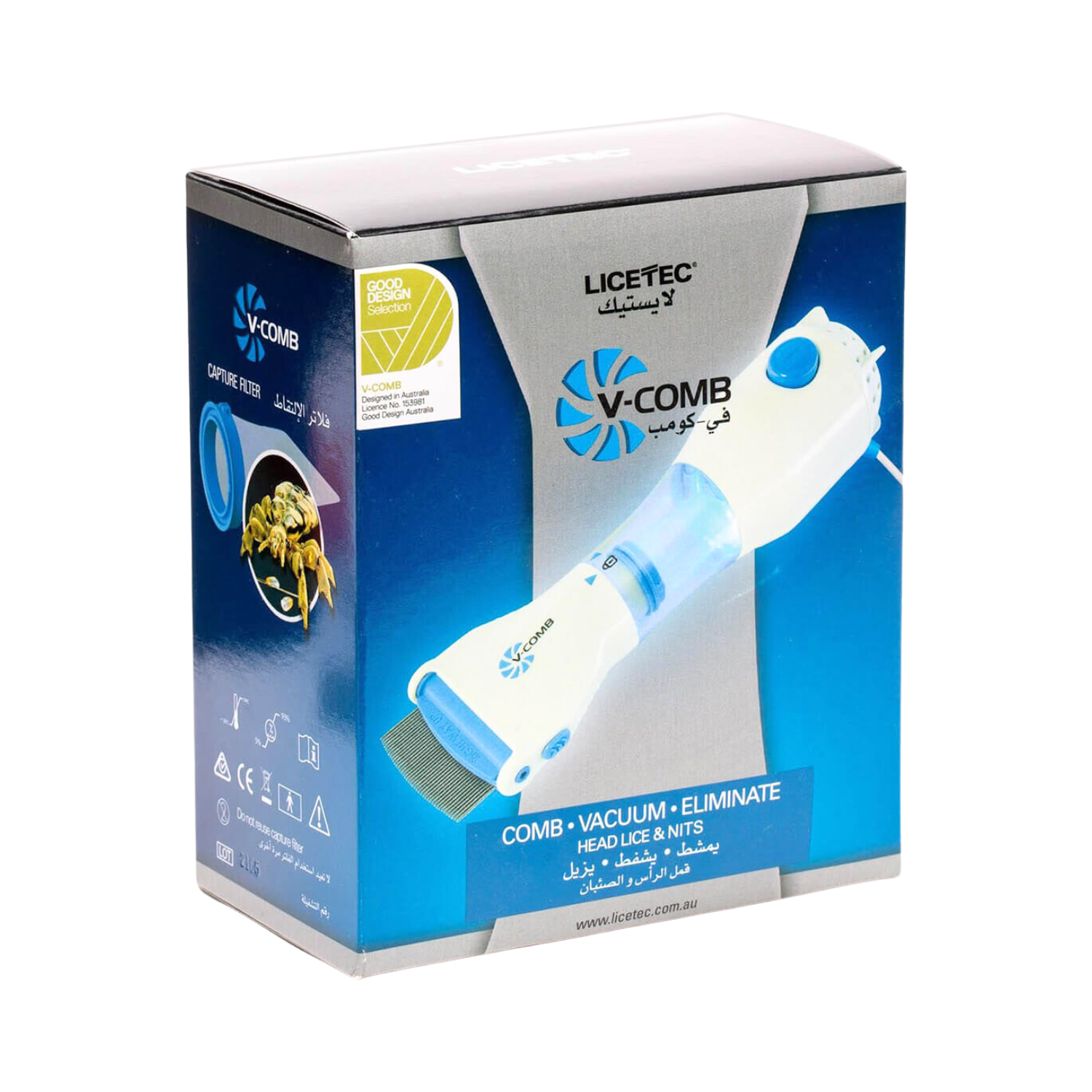Licetec V-Comb Anti Lice & Nits Device – Safe & Chemical-Free Treatment in KSA
