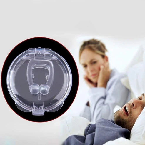 Anti-Snoring Nose Clip – Comfortable Magnetic Snore Stopper with Protection Case