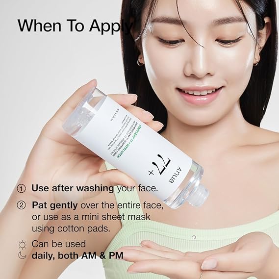 Anua Heartleaf 77 Soothing Toner – Hydrating & Calming Skincare