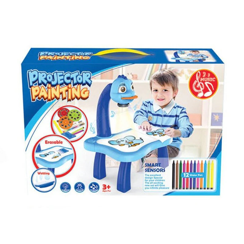 LED Projector Art Painting Table for Kids – Creative Drawing & Learning Station in KSA