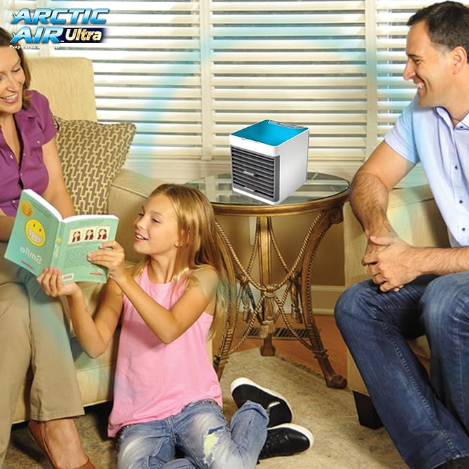 Arctic Air Ultra Portable Evaporative Air Cooler – 3-Speed, Humidifier & Purifier