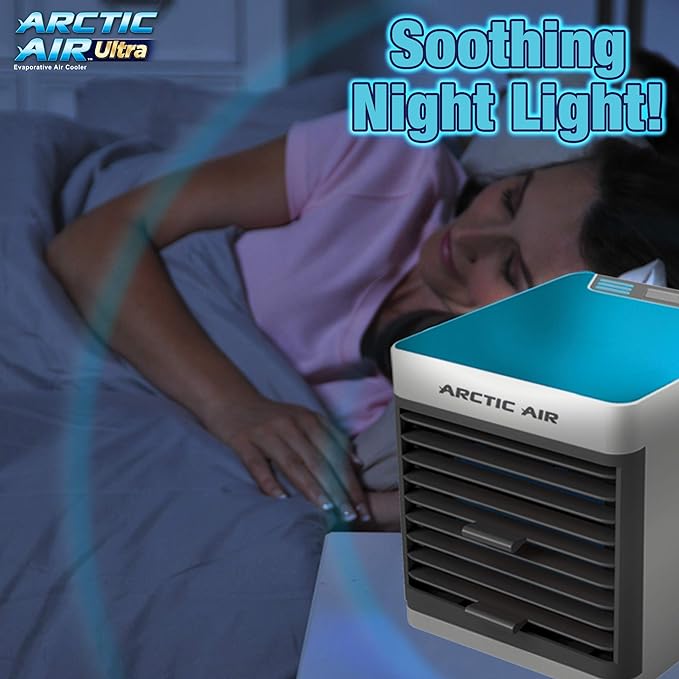 Arctic Air Ultra Portable Evaporative Air Cooler – 3-Speed, Humidifier & Purifier