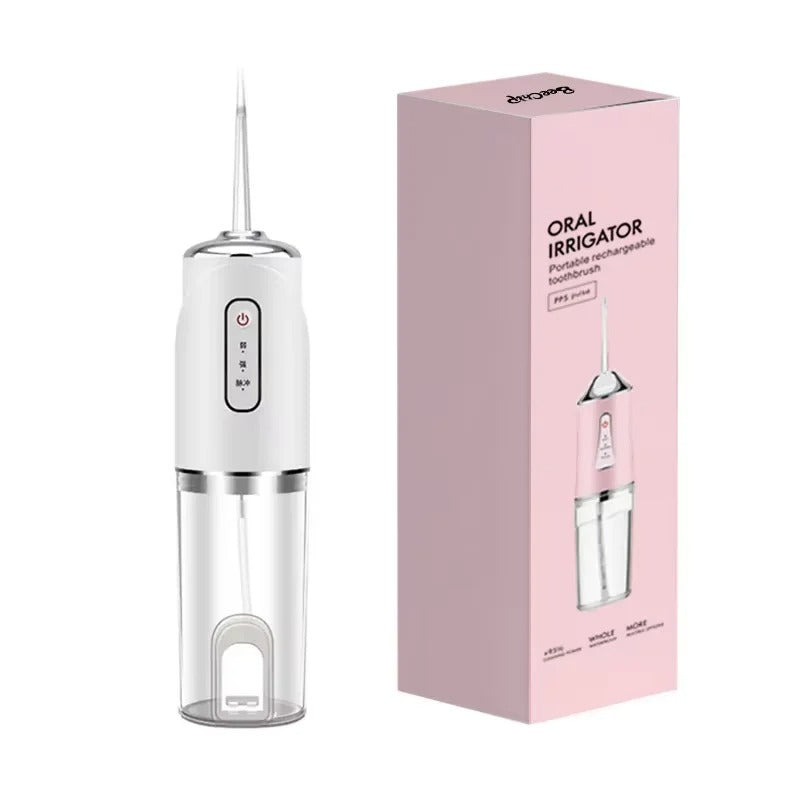 3-in-1 Portable Electric Oral Irrigator – Water Floss, Teeth Whitening & Gum Care