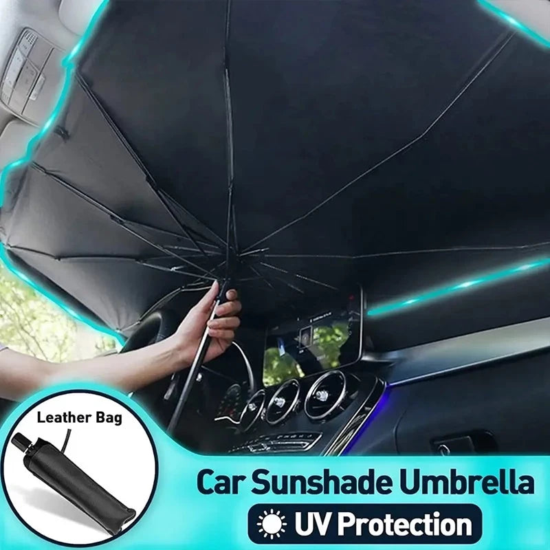 Premium Car Windshield Umbrella Sun Shade – Protect Your Car & Stay Cool in KSA