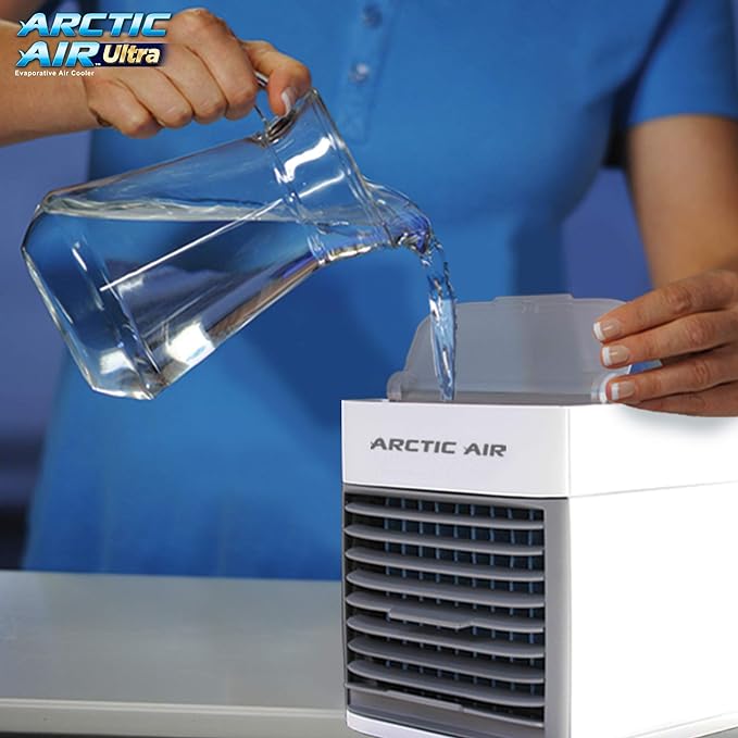 Arctic Air Ultra Portable Evaporative Air Cooler – 3-Speed, Humidifier & Purifier